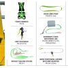 Kit de resgate com sistema de transporte por catraca