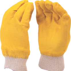 A COMAREX KNIT WRIST combina proteção em borracha natural com conforto térmico, ideal para trabalhos que exigem aderência e resistência a produtos químicos leves.