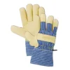 Luva de alta qualidade em couro flor (grain leather), concebida para oferecer durabilidade, conforto e proteção em tarefas exigentes.