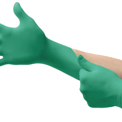 As luvas descartáveis TouchNTuff® 92-600 são reconhecidas mundialmente pelo elevado conforto, durabilidade e proteção contra salpicos de produtos químicos. Produzidas em nitrilo de cor verde-azulada (teal), estas luvas combinam resistência com destreza, sendo ideais para uso prolongado sem comprometer o conforto.